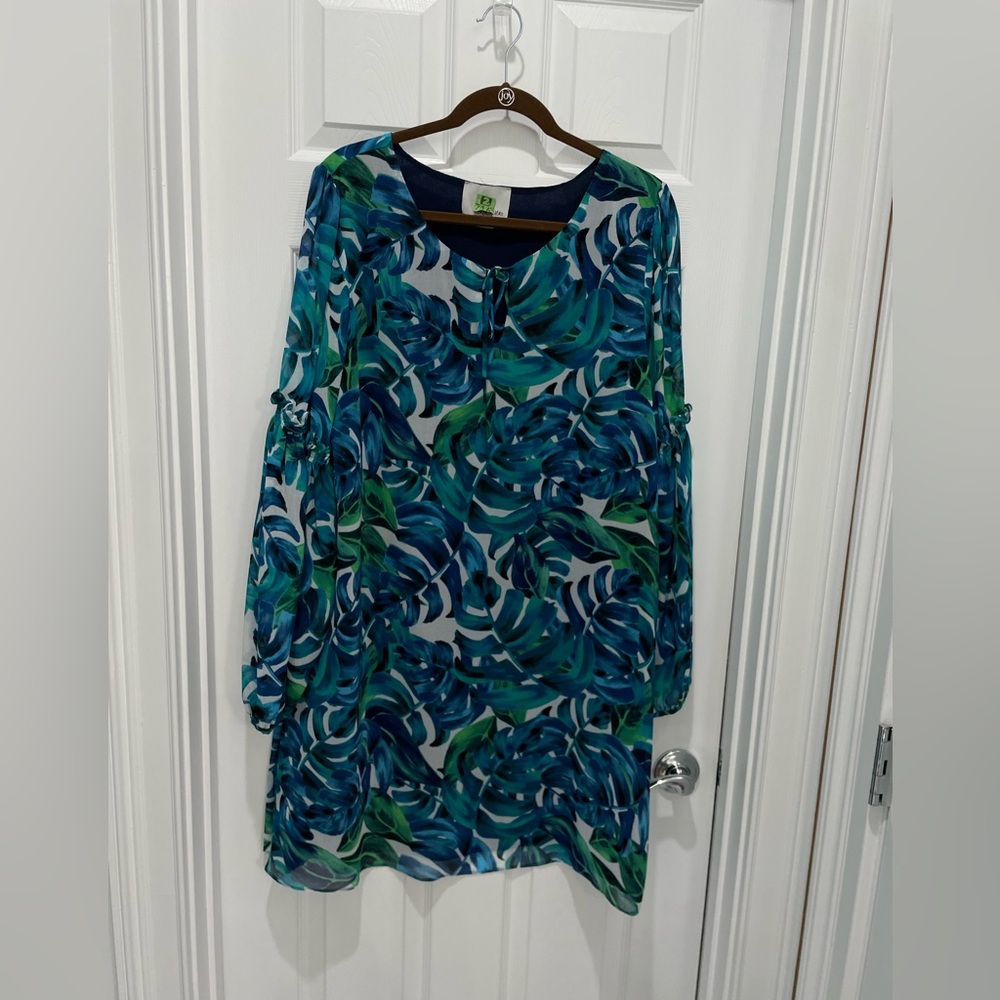 Blue Floral dress